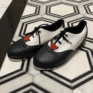 Bloch Chloe Maud Black and White Saddle Tap Shoes Children’s Size 13.5